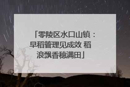 零陵区水口山镇：早稻管理见成效 稻浪飘香穗满田