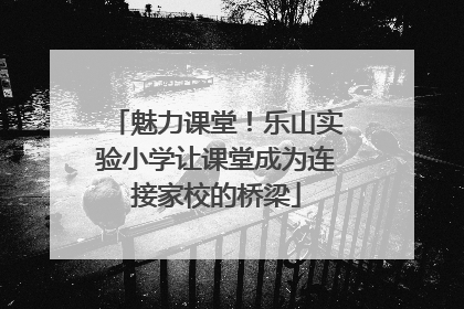 魅力课堂！乐山实验小学让课堂成为连接家校的桥梁