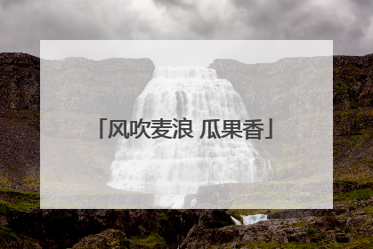 风吹麦浪 瓜果香