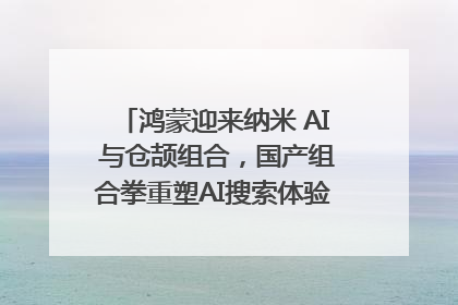 鸿蒙迎来纳米 AI 与仓颉组合，国产组合拳重塑AI搜索体验｜新经济观察