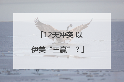 12天冲突 以伊美“三赢”？
