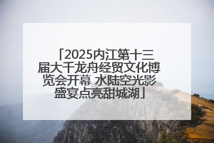 2025内江第十三届大千龙舟经贸文化博览会开幕 水陆空光影盛宴点亮甜城湖
