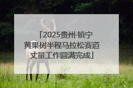 2025贵州·镇宁黄果树半程马拉松赛道丈量工作圆满完成