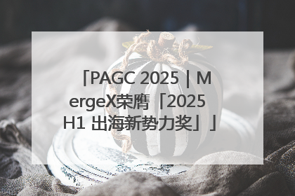 PAGC 2025｜MergeX荣膺「2025 H1 出海新势力奖」